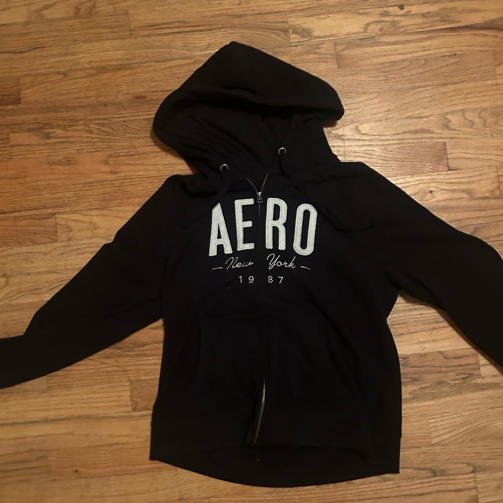 black zip up